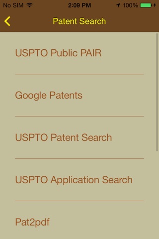 PatentApp screenshot 2