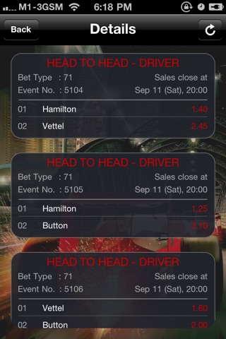 SG Motor Racing (Odds) screenshot 4
