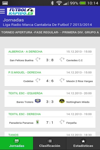 Fútbol Rápido Cantabria screenshot 3