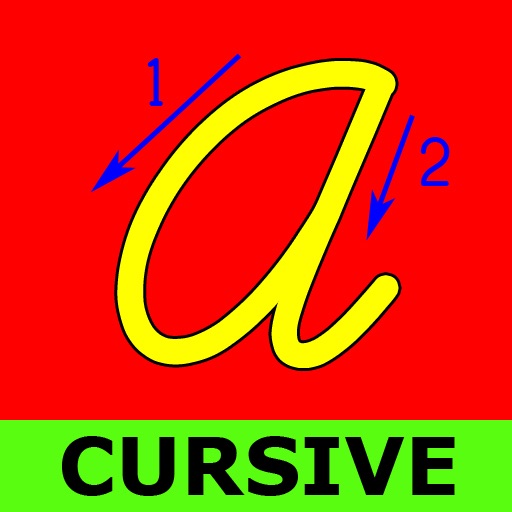 ABC Cursive Big Trace Icon