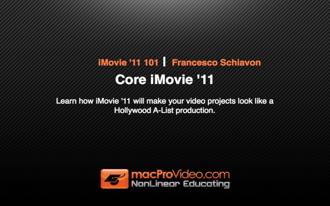 Course For iMovie '11 101 - Core iMovie '11(圖1)-速報App