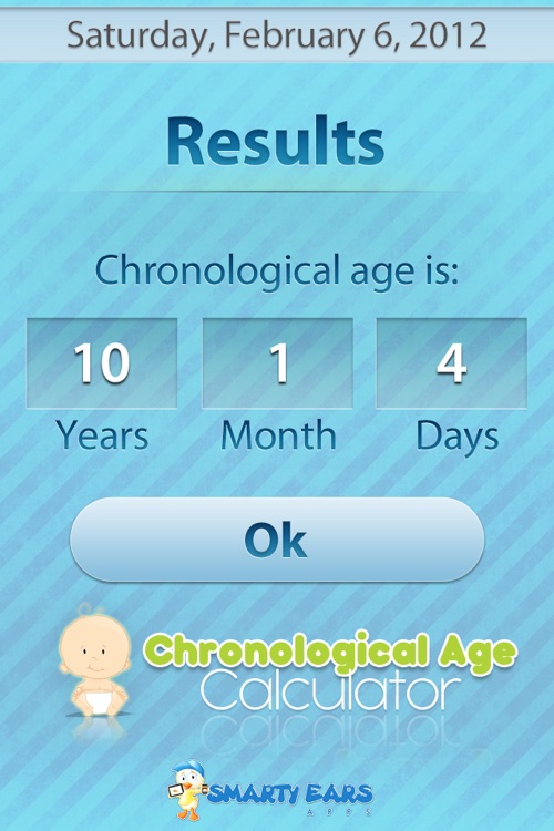 calculating chronological age