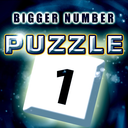 Bigger Number Puzzle icon