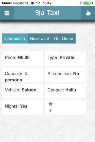 9ja Taxi screenshot 3