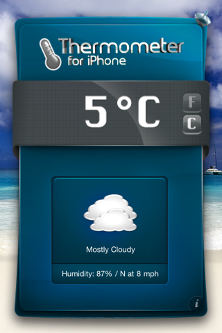 Thermometer for iPhone & iPod Touch - Get Temperature & Weather ! screenshot 3