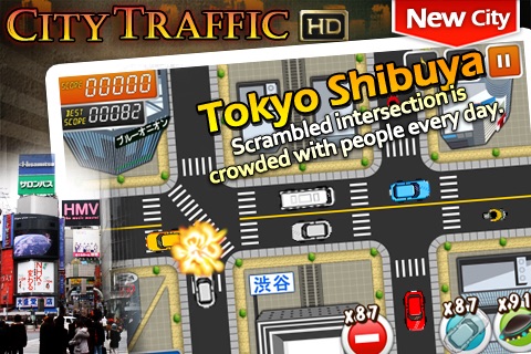 City Traffic HD: Control Traffics in 6 Cities! screenshot-3