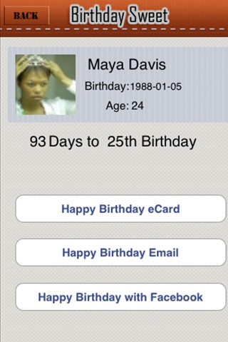 BirthdayApp screenshot 4