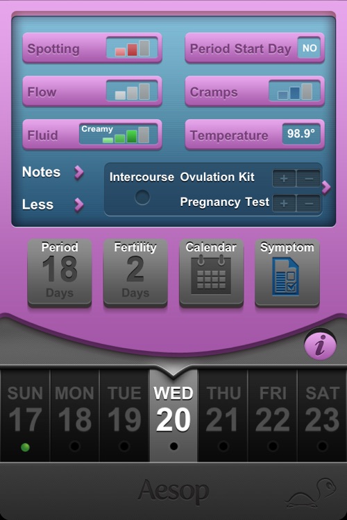 Fertility Clock: menstrual period + ovulation log screenshot-4