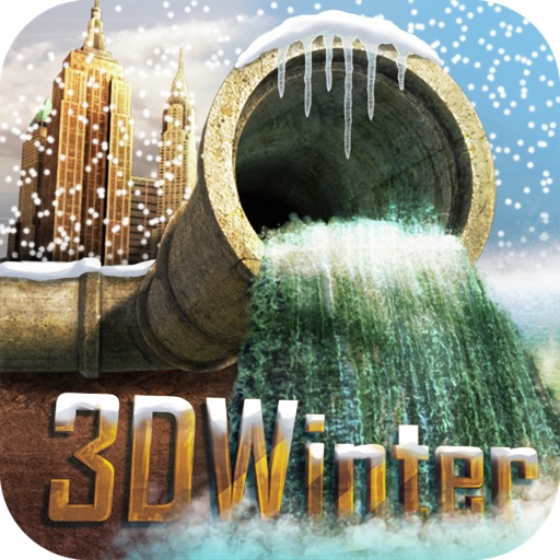 PipeRoll 3D New York Winter iOS App