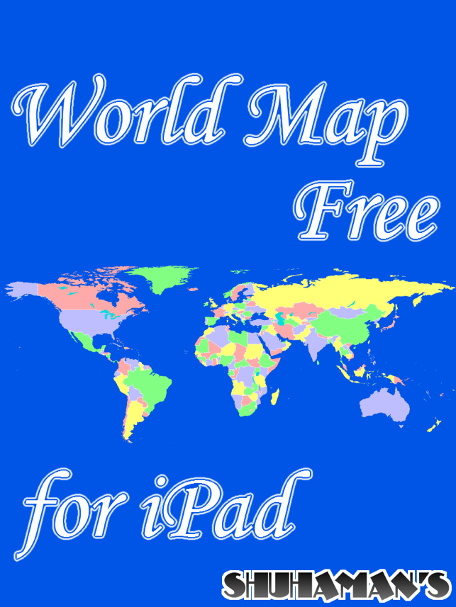 World Map Free for iPad