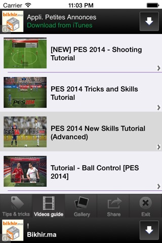 Guide of PES 2014 screenshot 2