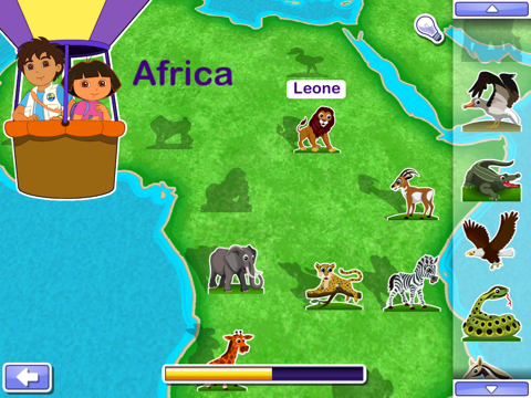 Dora & Diego's Sticker Safari HD screenshot 2