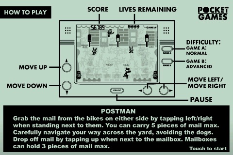 Pocket Games: Postman