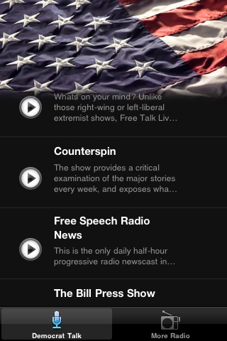 Democrat Talk Radio FM - News from the Left screenshot-3