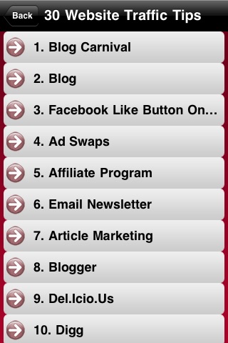 30 Website Traffic Tips screenshot 2