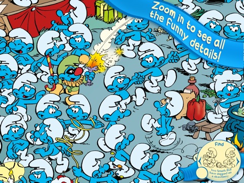 Игра The Smurfs Hide & Seek with Brainy