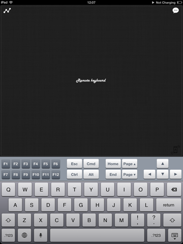 Скриншот из Remote Keyboard+ Lite (Wireless Keyboard & Trackpad)
