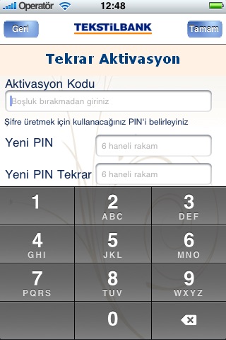 Mobil Şifre screenshot 3