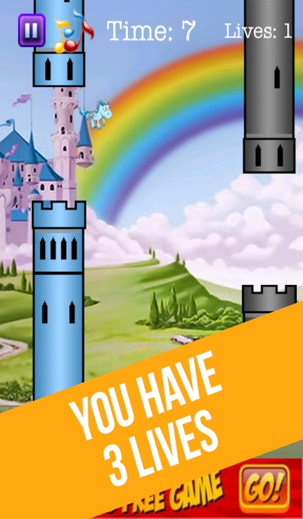 Flying Unicorn - Best Tapping Animal Game