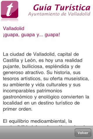 Turismo Valladolid screenshot 2