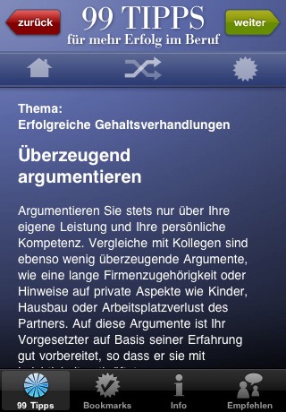 99 Tipps für mehr Erfolg im Beruf screenshot 3