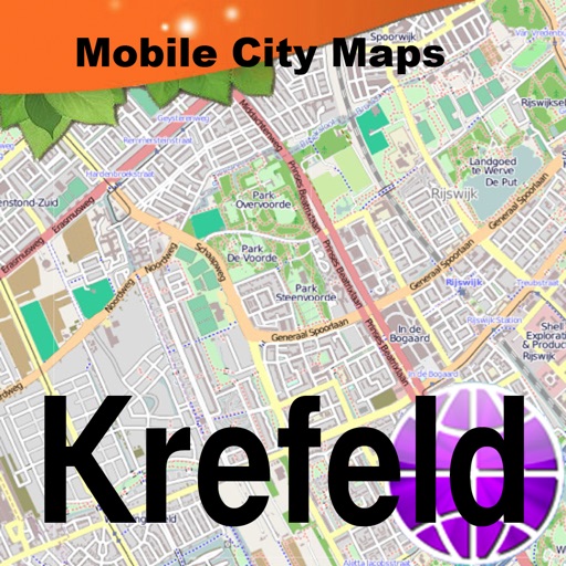 Krefeld Street Map