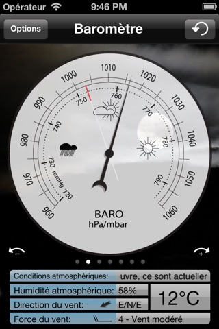 Barometer für das iPhone screenshot 2