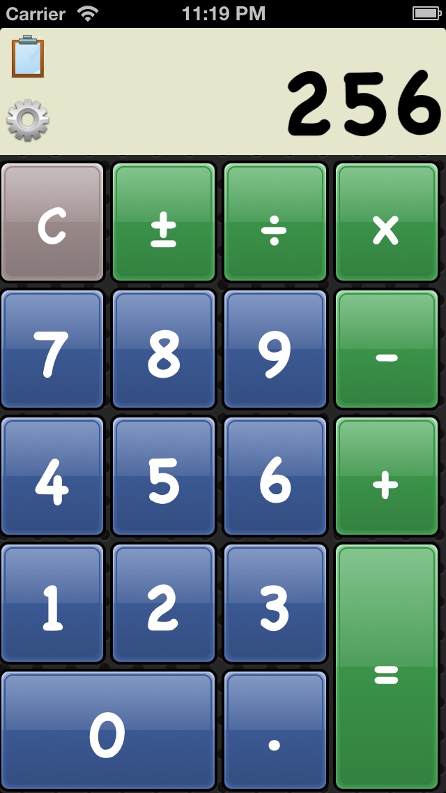 calculator big buttons