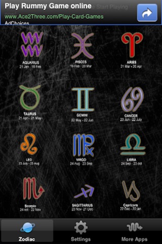 Horoscope 2012 screenshot 2