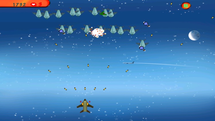 Airplane Shooting Fight Adventure - Night Sky Airplay Attack Free screenshot-4