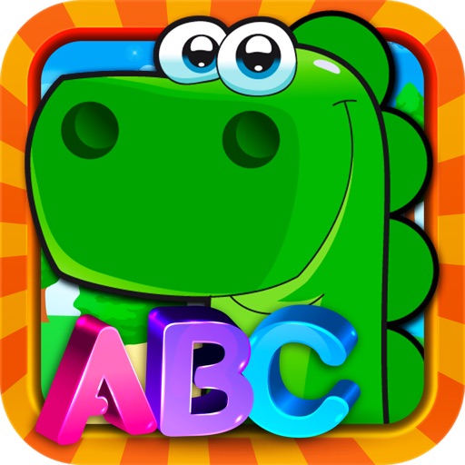 Learn ABCs with Dino. Learn Upper Case Lower and Lower Case Letters, Free Preschool Game Lite Icon