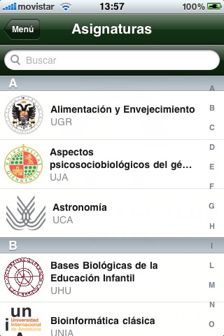 Campus Andaluz Virtual App screenshot 3