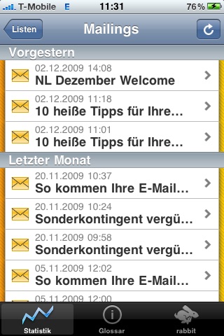 Inxmail iStats screenshot 4