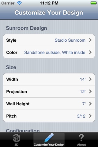 Sunroom Designer screenshot 2