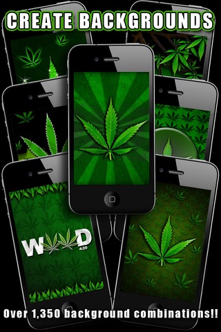 iCreate – Weed! UNLIMITED Backgrounds-Shelves-App Frames screenshot 2