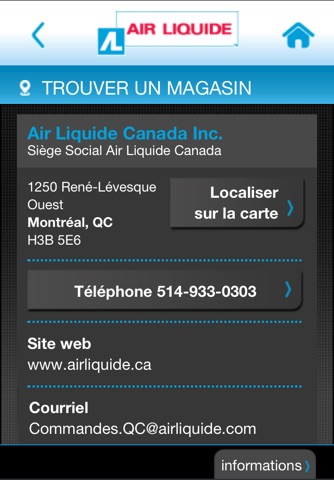 Air Liquide mobile services screenshot 4