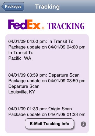 Package Tracker screenshot 4