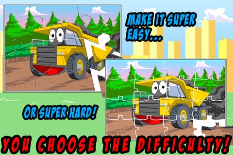 Trucks JigSaw Puzzle for Kids screenshot 2