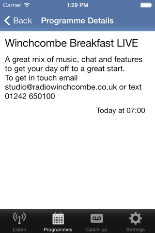 Radio Winchcombe screenshot 3