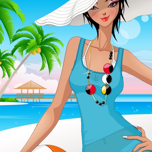 Beach Fashion: Dress up and makeup game icon