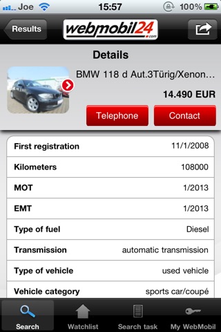 WebMobil24 screenshot 4