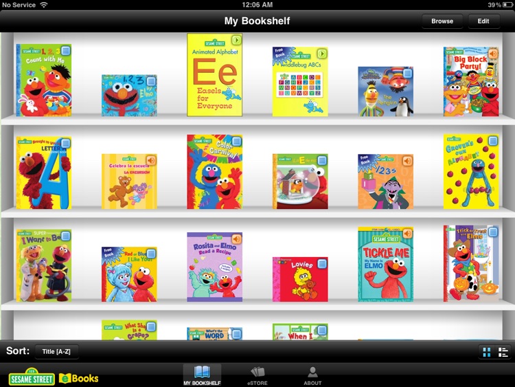 Sesame Street eBooks for iPad