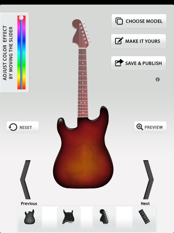 Custom Guitar Creator for iPad