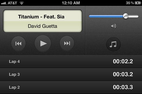 Sidewatch: A Beautiful Stopwatch and Timer with iPod Controls screenshot 4