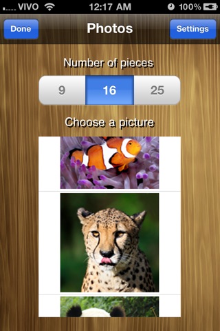 Bright puzzles: Wild Animals Lite screenshot 2