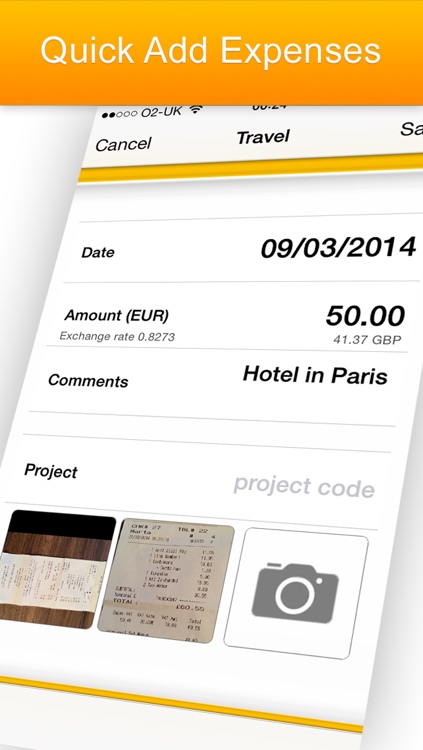 iExpenses - business travel expenses