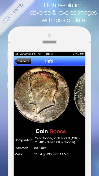 CoinBook Pro: A Catalog of U.S. Coins - an app about dollar, cash & coin
