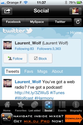 Laurent Wolf by mix.dj screenshot 4