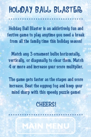 Holiday Ball Blaster Free - Fun Christmas Puzzle Game screenshot 3