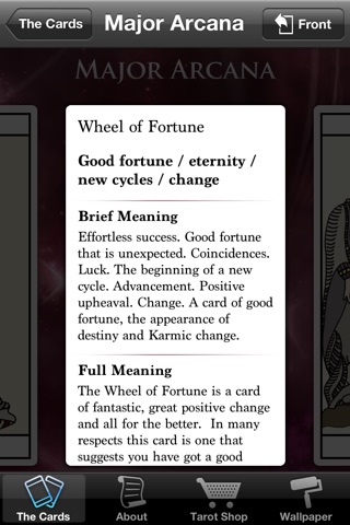 Tarot Card Meanings screenshot 3